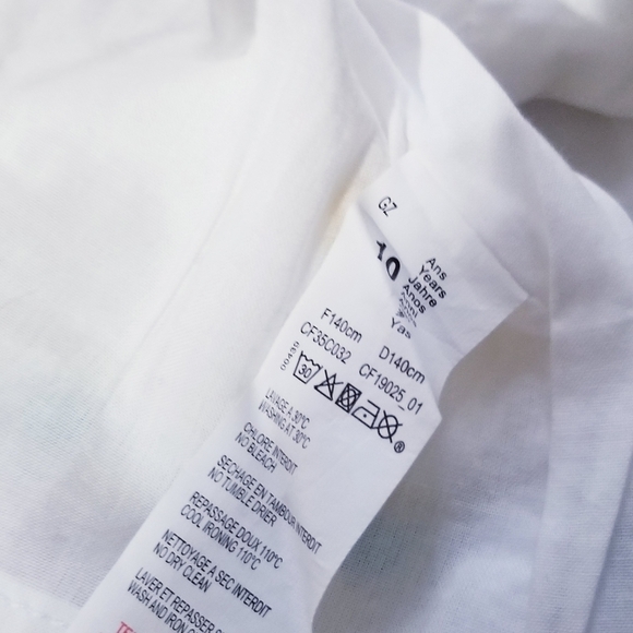 CATIMINI Embroidered Detailed Tunic Top with Ruffle size 10 - Picture 10 of 11